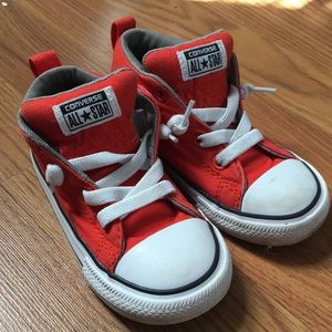 Converse ALLSTAR CHUCKS orange toddler size 8